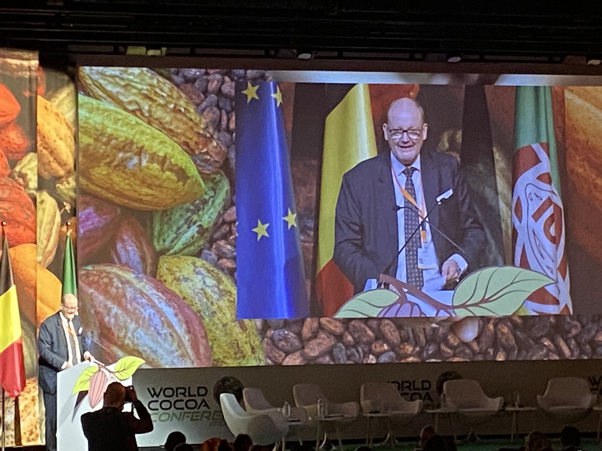 The income of farmers still doesn’t allow them to earn a living and child labour is still an issue - ‘it’s of paramount inmportance to deliver solutions’ says Michel Arrion of the ICCO on the World Cocoa Conference’s declaration @IntlCocoaOrg @WorldCocoaConf #brusselscocoa2024