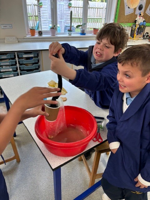 The sudy of the digestive system is not always pleasant!
#PracticalScience #STEM #HandsOnLearning