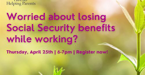 Keep your SSI benefits while working. Learn how this Thursday, 4/25/2024 6pm PT conta.cc/44cw4Xd Thx @phpeducation @MatrixParents @SupportforFams @MomsAutism @theautismdad