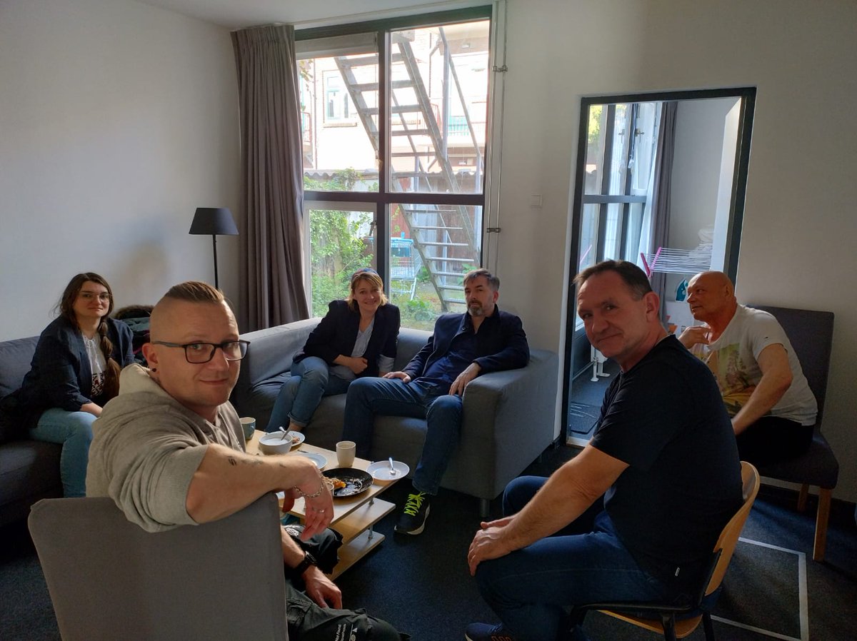 @UKBarkaLondon visited a training apartment in #utrecht, a social housing project funded by the #Dutch government for Barka #homeless beneficiaries to help to gradually function independently😀🙂👍 @UKBarkaLondon #utrecht #socialhousing #project