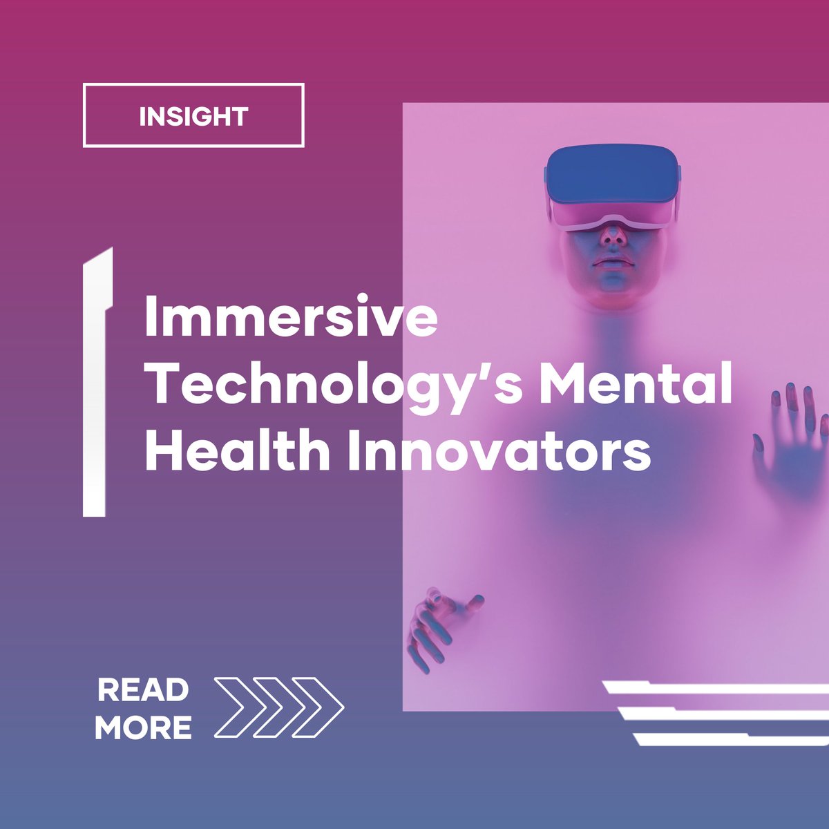 Healthcare is starting to embrace immersive technologies 🧑‍⚕️

We've used our platform to find the companies in our immersive tech RTIC who are focused on healthcare.

Read all about immersive technology’s mental health innovators 👇

hubs.ly/Q02tV6Ym0