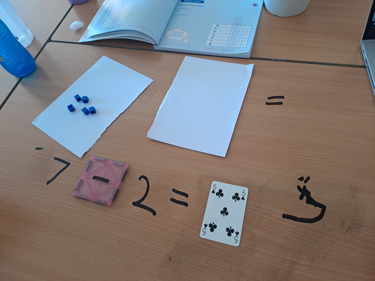 This sparkly superstar has been a very busy bee pactising his number recognition and calculations with addition and subtraction. Well done! Very proud teachers. 👏 #ERC #NPS #maths #numeracy #play #playeducation