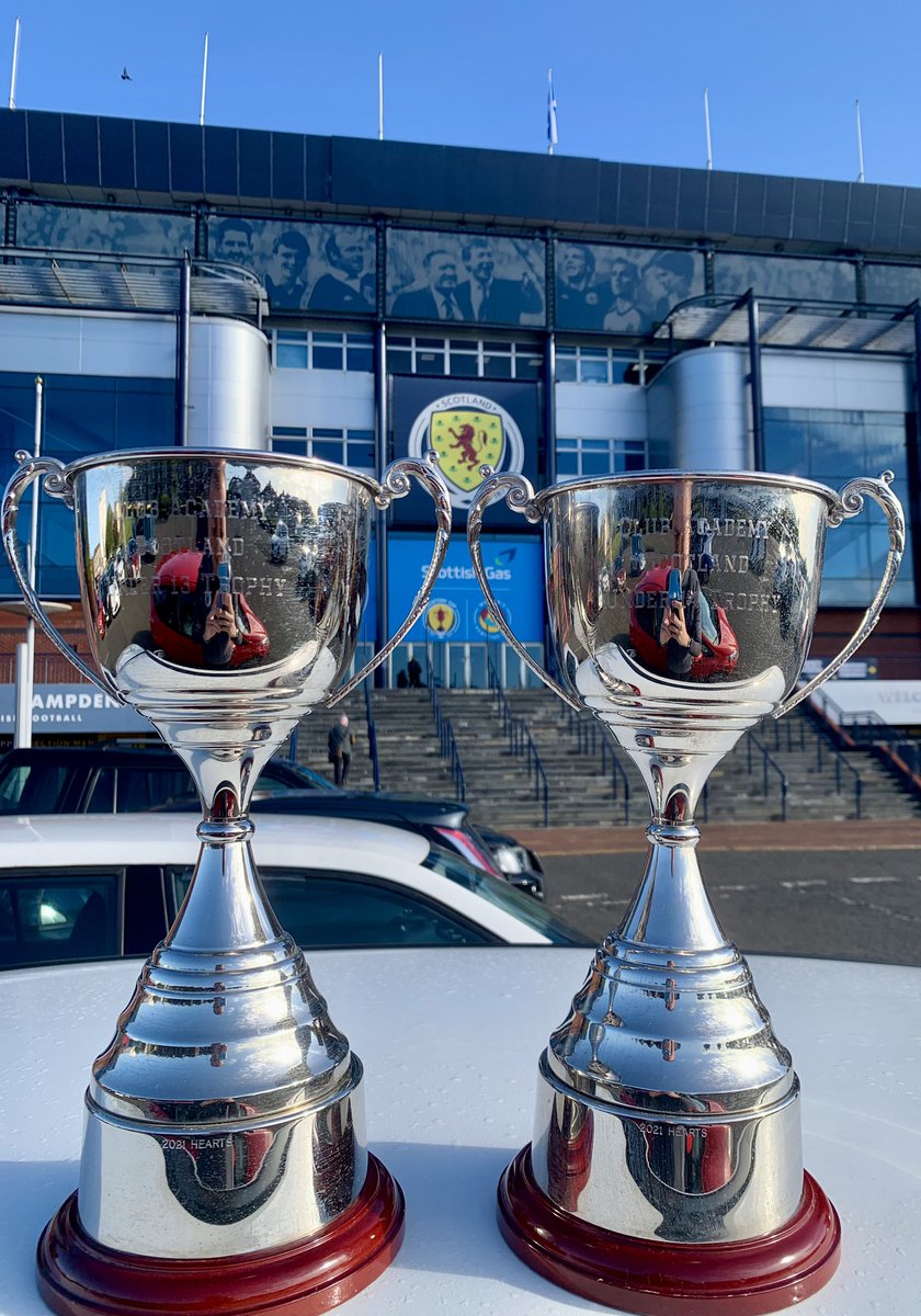 Returning the U13s &amp; U14s Club Academy Scotland Trophy’s to Hampden Park this morning🏆

Our 2010s look to regain the trophy they won at U13s, as U14s next week:

📅Sunday 5th May
🏟️Indodrill Stadium, Alloa
⚽️<a href="/AcciesFCAcademy/">Accies Academy</a> vs <a href="/WeeJambos/">Hearts B & Academy</a> U14s
🕚11:00am KO 

Good luck team🇱🇻