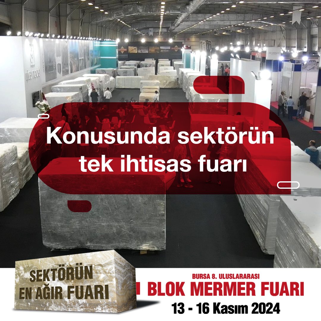 Detaylı bilgi ve ücretsiz online bilet için web sitesini ziyaret edebilirsiniz!

davetiye.tuyap.online/index.php?Fid=…

.
.
.

#BlokMermerFuarı #BursaMarbleBlockFair #TüyapBursa #Exhibition #TurkishStone #MarbleBlock #BTSO #MADSİAD