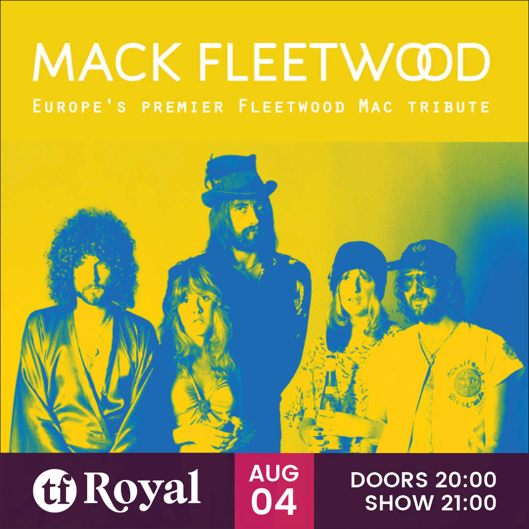 🎸 MACK FLEETWOOD 🎸 📆 Live at the TF Royal on Sunday August 4th! 🎟 Tickets are NOW ON SALE: bit.ly/3uK7Gi1 from our Box Office on 094-9023111 and Ticketmaster.ie