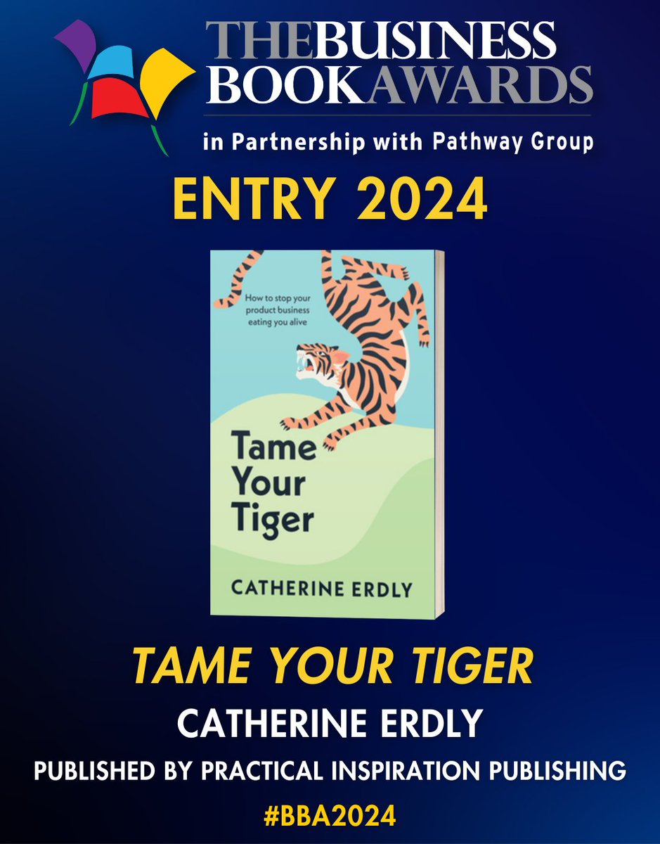 📚 Congratulations to 'Tame Your Tiger' by @ResRetailClub (Published by @PIPtalking) for being entered in The Business Book Awards 2024 in partnership with @pathwaygroup! 🎉

businessbookawards.co.uk/entries-2024/

#BBA2024 #Books #Author #BusinessBooks