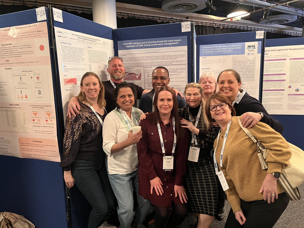 Team colposcopy❤️ <a href="/STSFTrust/">South Tyneside and Sunderland NHS Foundation Trust</a> @ThisIsRachelB  #bsccp2024