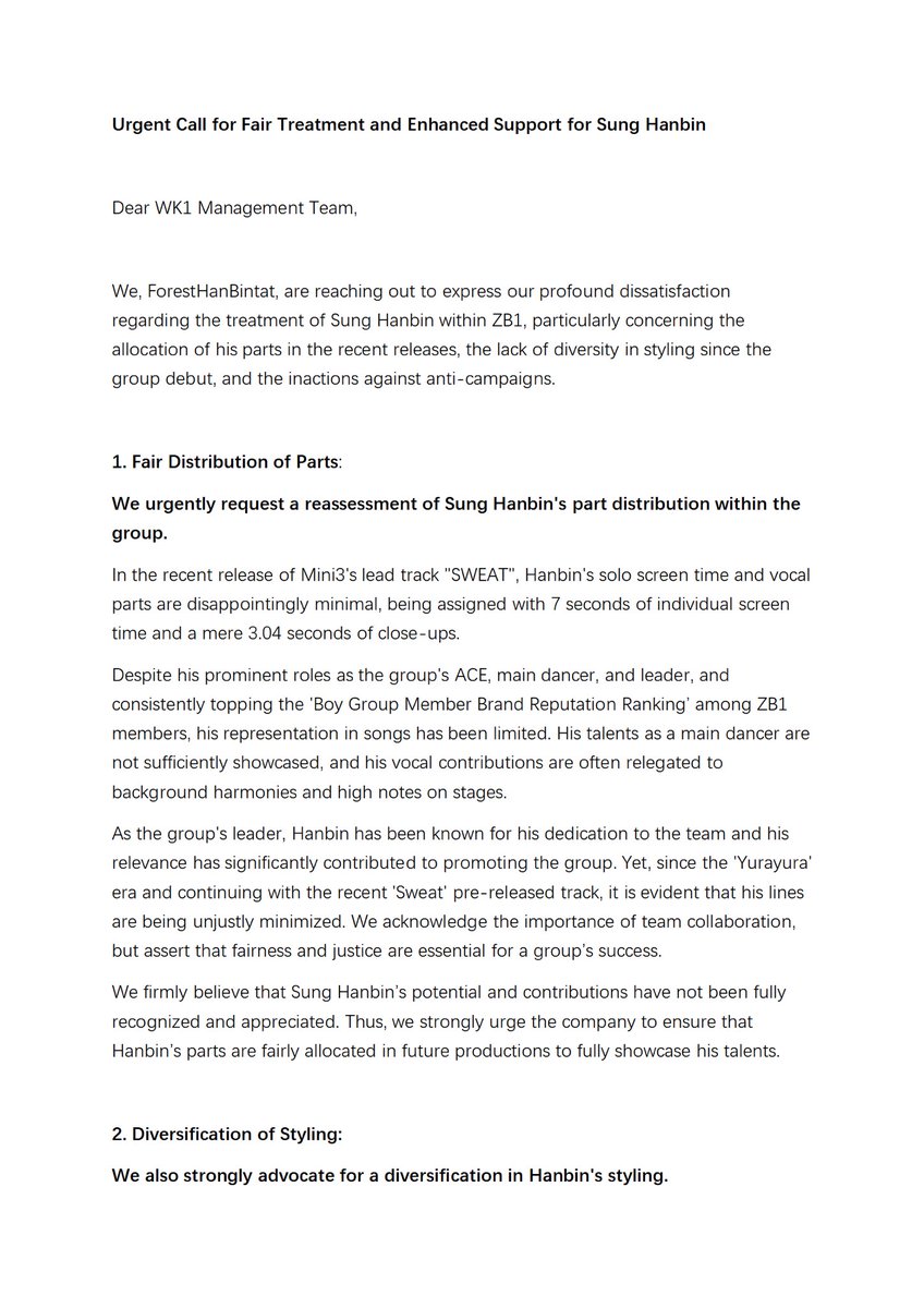 ForestHanBintat's tweet photo. 🚨Statement

Please find attached the latest statement from ForestHanBintat. Effective immediately, Forest will discontinue ALL proxy purchasing services for upcoming albums. https://t.co/v8sihQIpGz