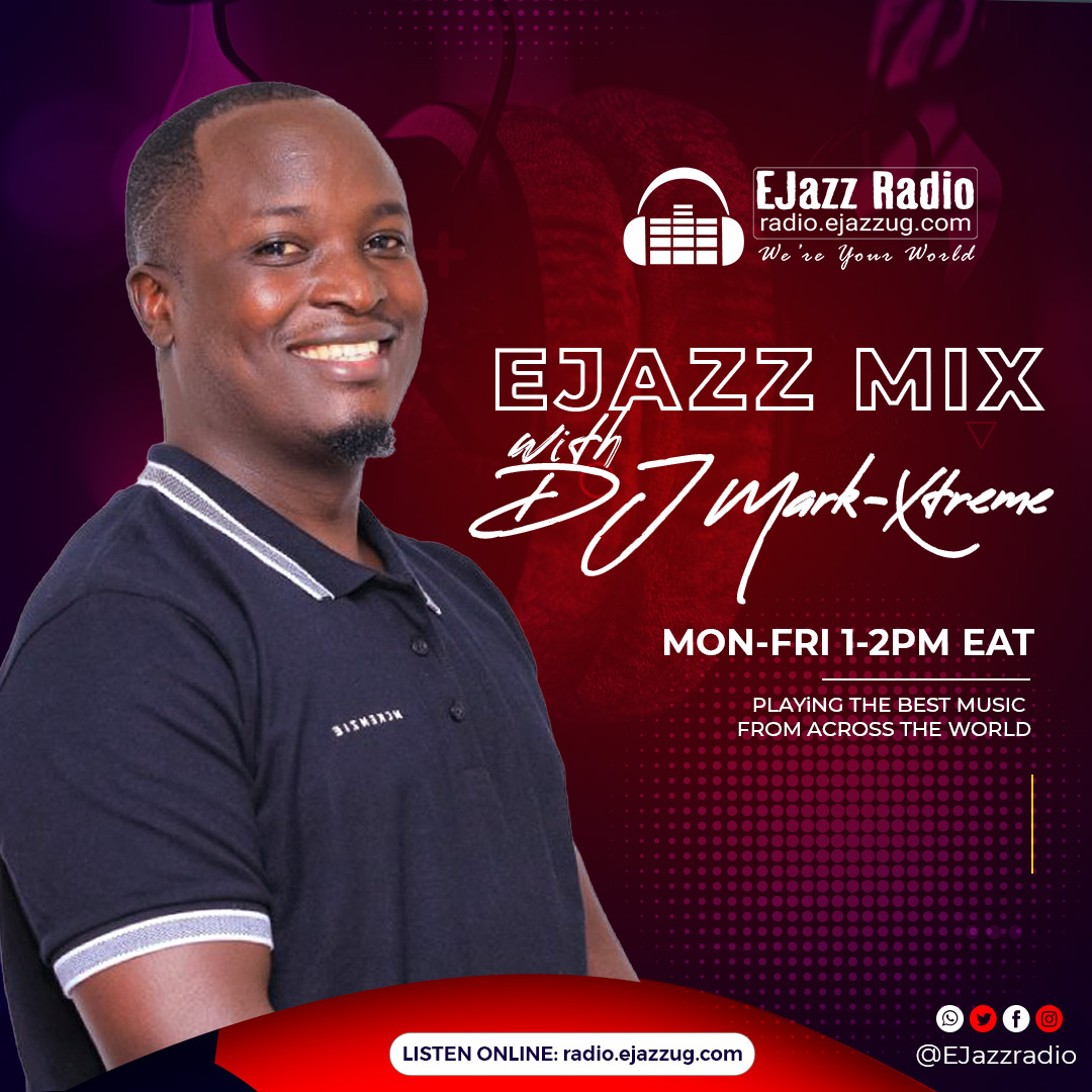 The #EjazzMixShow is live right now on EJazz Radio with Mark-Xtreme

Stream live : radio.ejazzug.com or on the #TuneinApp or any other major online radio streaming platforms

#Hiphop #RnB #pop #Radio #MixShow #Radio