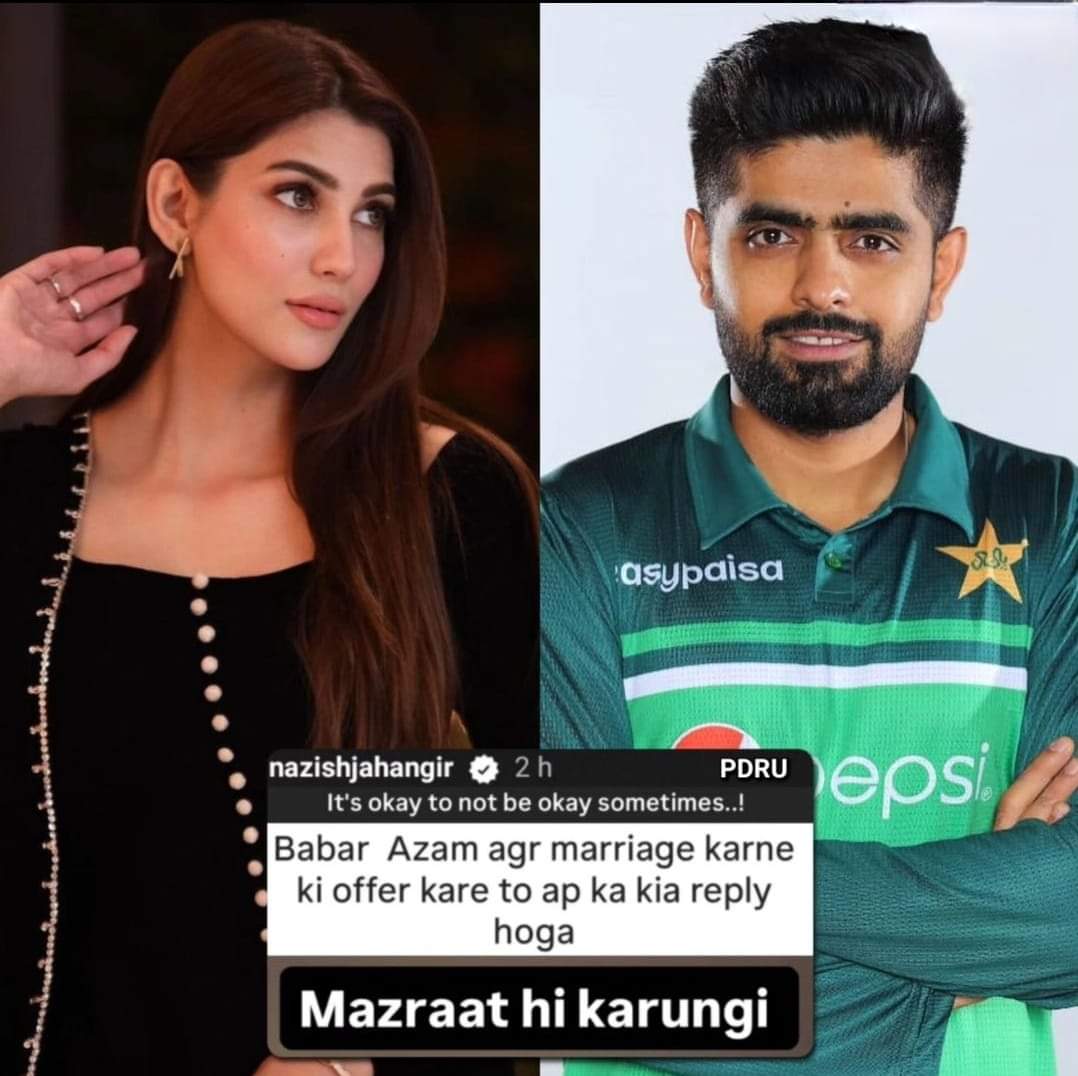 Hello jii
Ab ye kya bhai
In jaisi ko hamra king dkhe bhi na
Ap logo ko kya lgta hai
Neche comment me btai
Thanks
#BabarAzam 
#nazish jhangeer