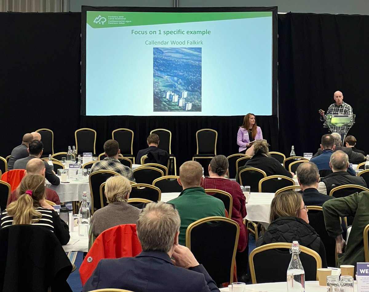 We’re back for Session Six, hosted by us - @TheICF! Delighted to welcome Colin Peacock from @ForestryLS who is sharing his experience of the planning and delivery of commercial harvesting operations in Callendar Wood, an urban woodland in Falkirk. #TPBE5