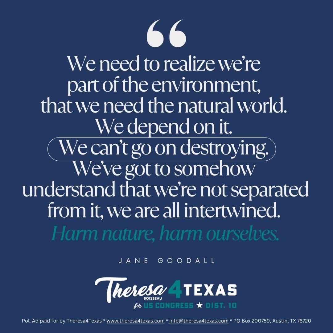 There is NO denying there is an increase in extreme weather patterns. To secure our homes, our jobs and our future, we need solutions to extreme weather. We should be building Texas into the energy state for the 21st century & jobs to support it. #theresa4texas #T4TX #TXCD10