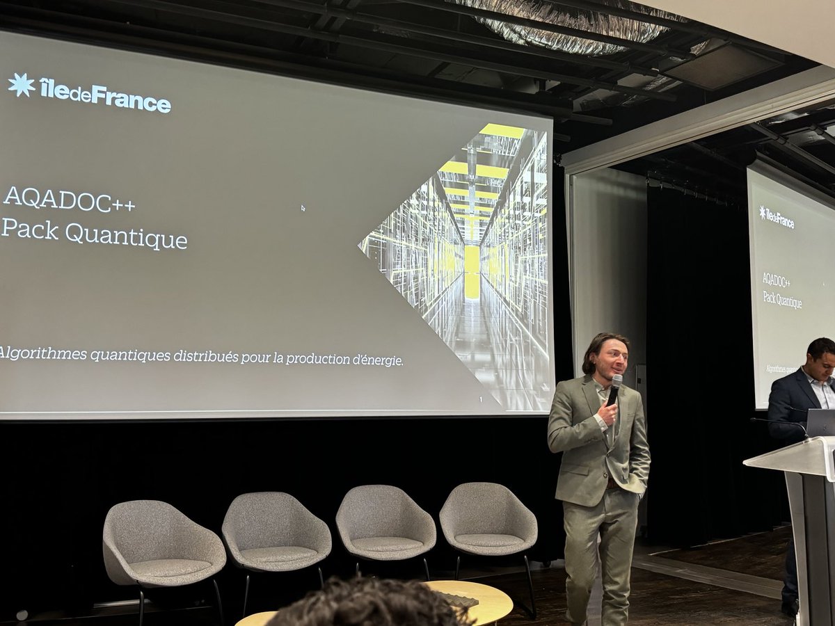 Optimiser la production energie via calcul #quantique at scale 🤩 par ⁦<a href="/EDFofficiel/">EDF</a>⁩ ⁦<a href="/pasqal_quantum/">Pasqal - Quantum Computing</a>⁩ ⁦<a href="/WeLinQ1/">WeLinQ</a>⁩ grâce au #PackQuantique ⁦<a href="/iledefrance/">Région Île-de-France</a>⁩ ⁦<a href="/vpecresse/">Valérie Pécresse</a>⁩ ⁦<a href="/ADublanche/">Alexandra Dublanche</a>⁩ ⁦<a href="/sup_recherche/">Ministère Enseignement supérieur/Recherche/Espace</a>⁩ ⁦<a href="/Genci_fr/">Genci</a>⁩ ⁦<a href="/Teratec_EU/">Teratec</a>⁩