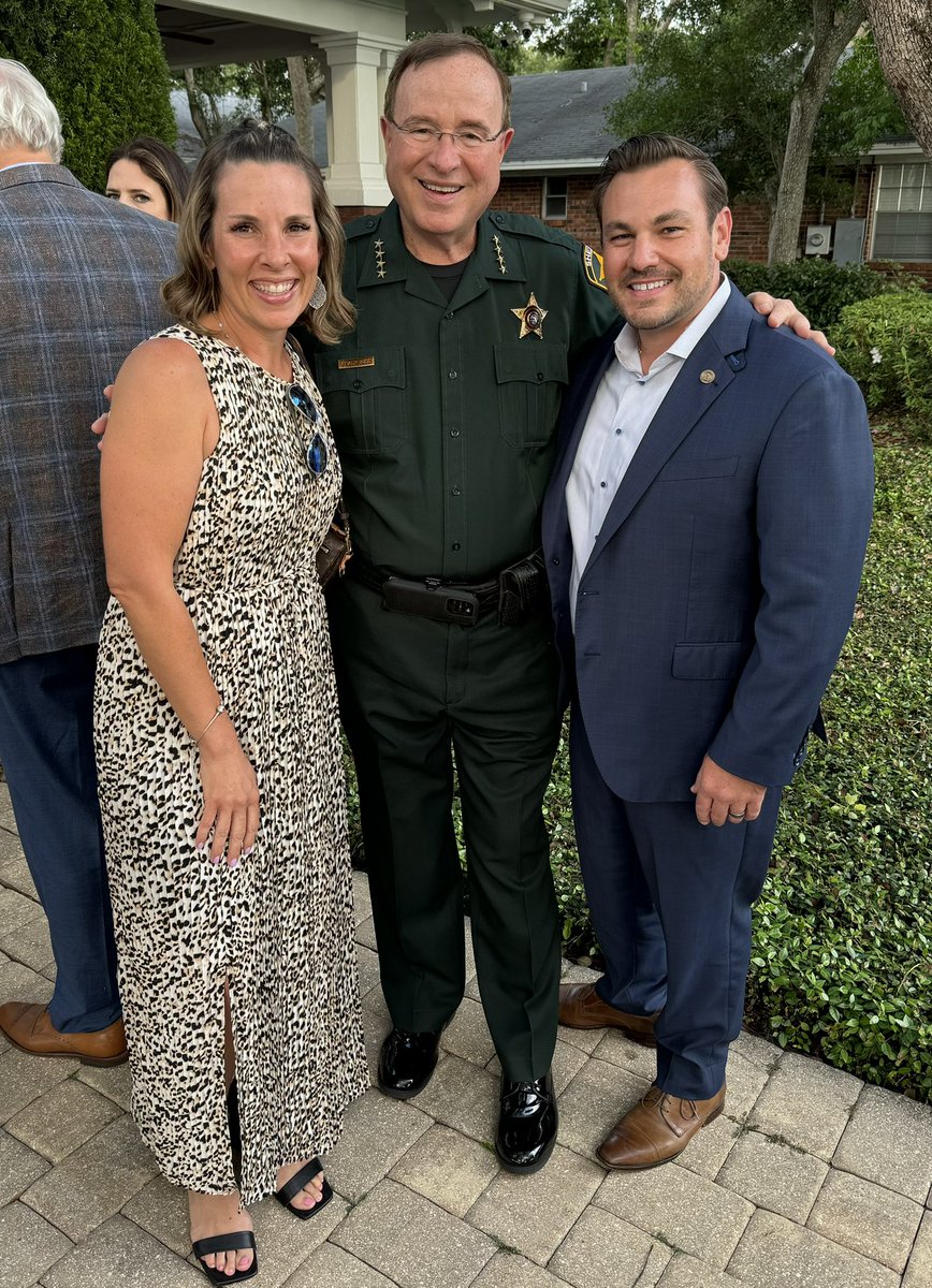 It was great to be with one of America’s finest Sheriffs @PolkCoSheriff. Florida is a “Law and Order State” where we will always support our law enforcement officers! #keepfloridafree #BackTheBlue