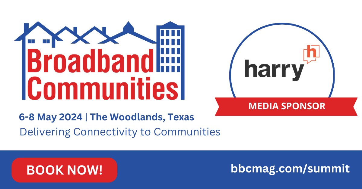 Excited to announce our partnership with @HarryMktg, the leading integrated marketing agency in the broadband industry, for #BBCSummit! Meet the Harry team and hear from their senior leaders. Secure your spot: secure.terrapinn.com/V5/step1.aspx?…