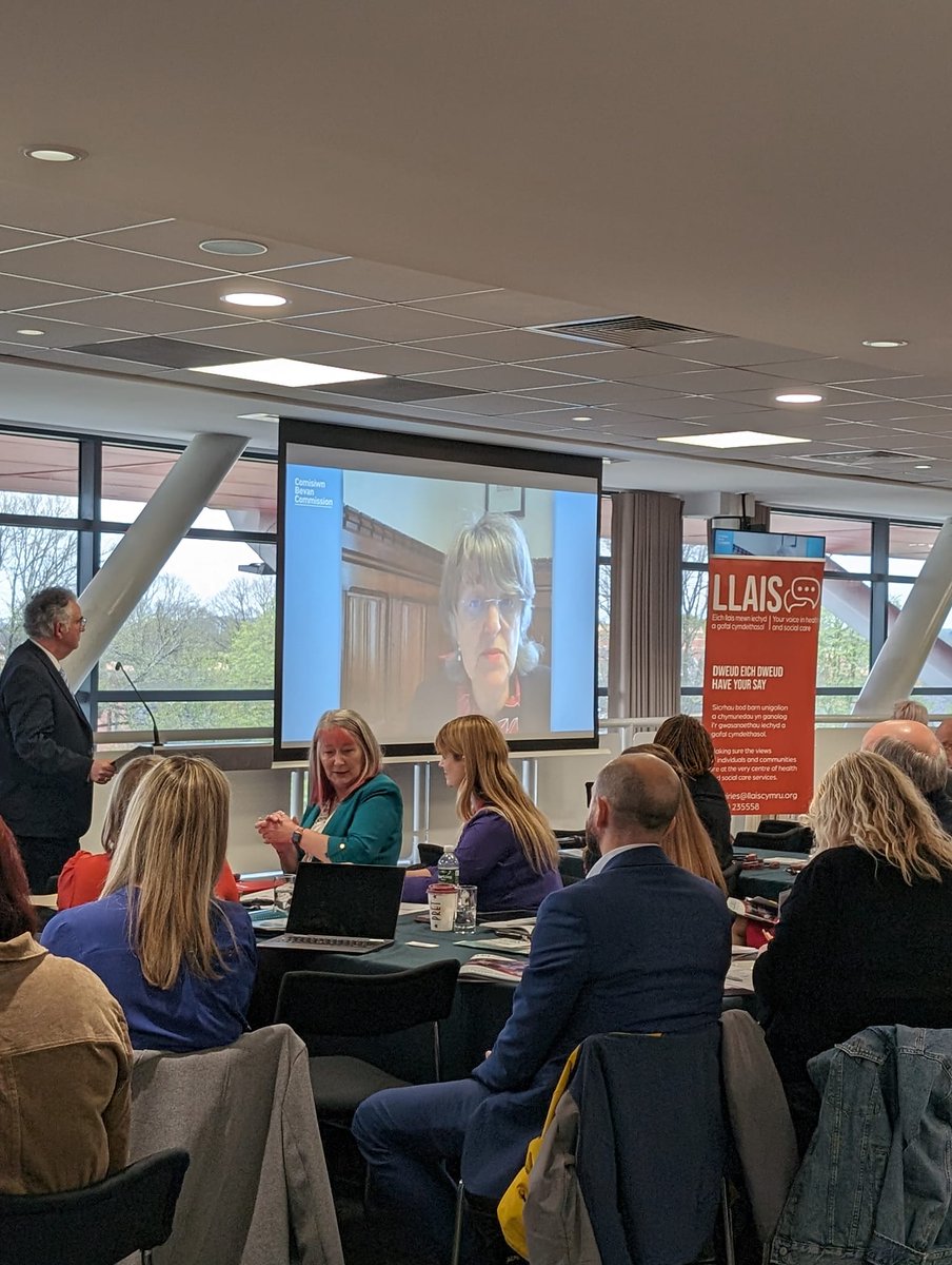 Today we are at the @principalitysta to launch our #LlaisNationalConversation - our 3 year Strategic Plan Thanks to all our guest speakers and to the Cabinet Secretary for Health and Social Care @Eluned_Morgan MS for joining us as we begin the conversation for change