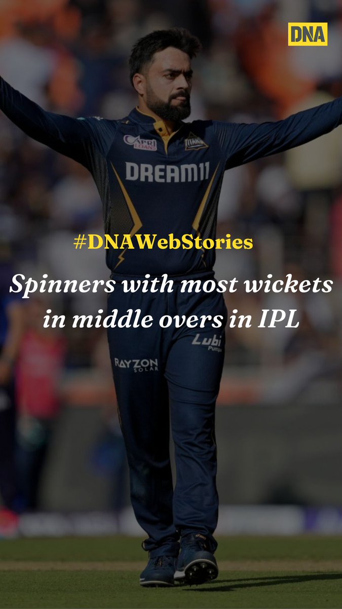 #DNAWebStories | Spinners with most wickets in middle overs in IPL Take a look: dnaindia.com/web-stories/sp… #IPLFeverWithDNA