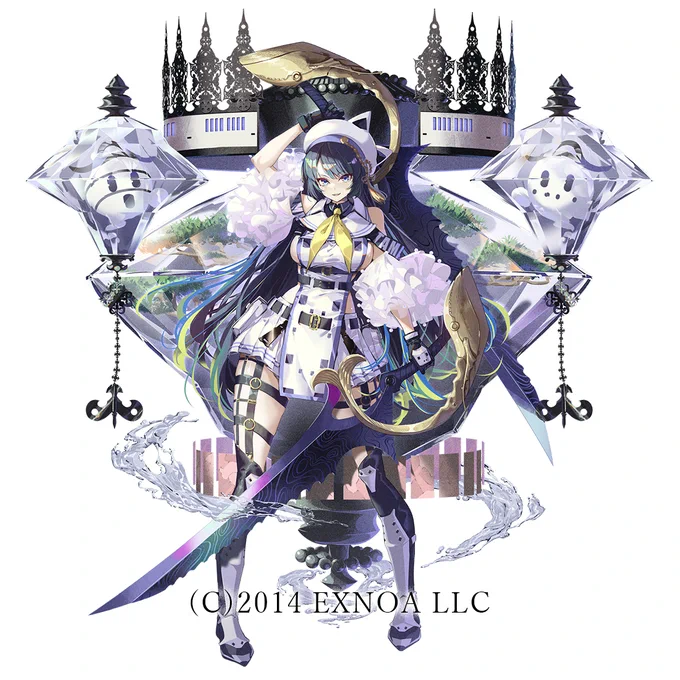 DMM GAMES様「御城プロジェクト:RE」にて『玉藻城』のイラストを担当させて頂きました。よろしくお願いしますー。城プロRE #城プロ 
