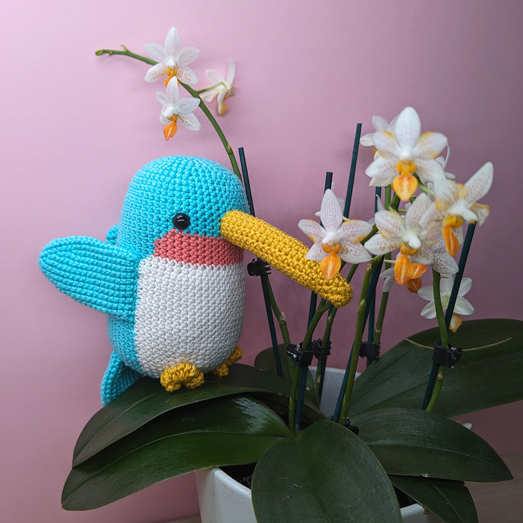 Let's welcome Spring with the release of my new hummingbird crochet pattern. You can now find it on my Website, Etsy, and Ravelry. And as is tradition here, to celebrate the release of this pattern all my crochet patterns will be 20% off until the end of the month! 🧶