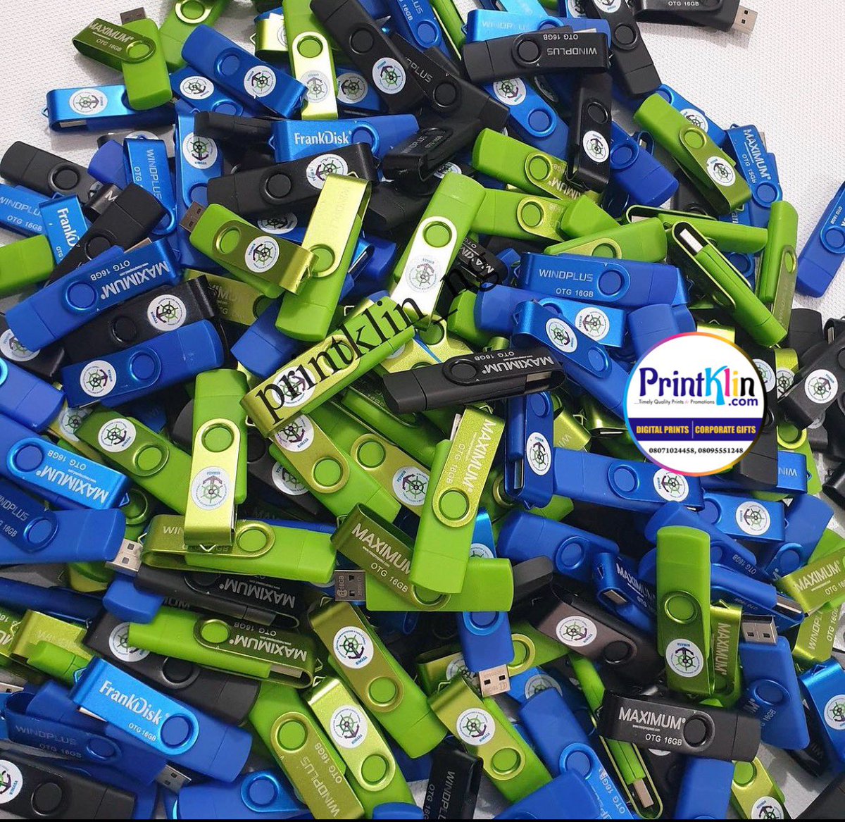 printklin_ng's tweet photo. USB Flash Drive.

PrintKlin, your ultimate one-stop shop for top quality prints and souvenirs.

For inquiries: 
08071024458 (ONLY WHATSAPP )
08095551248 
Address : Olive Plaza , Suit 72 . near Triangular mall, Jakande bus-stop , Osapa London. Lekki, Lagos, Nigeria. https://t.co/tKXJoEnE5A