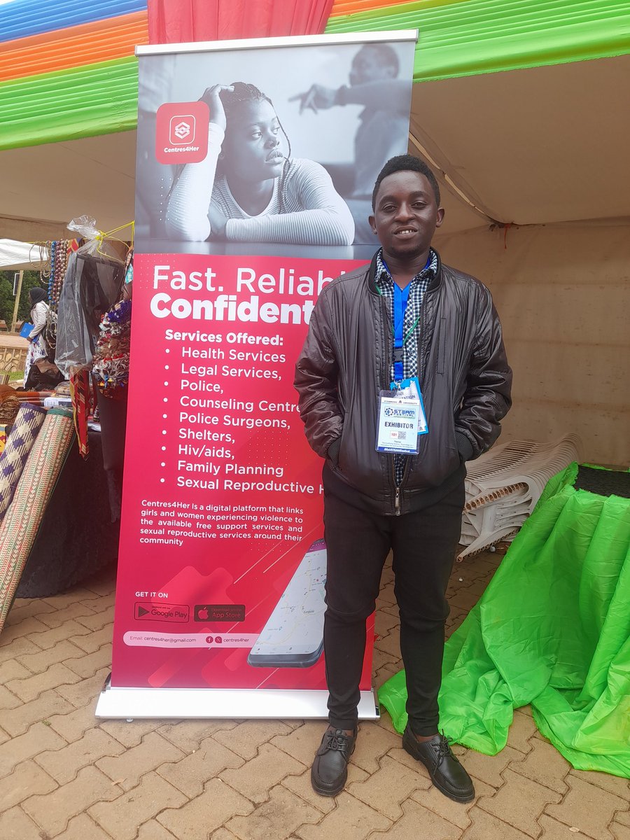 ug_sdglive's tweet photo. Part of the exhibitions at @kyambogou includes the Centres 4 Her, a mobile application designed to ease access to free post- violence and SRHR Services to Adolescent Girls and Young Women in marginalized communities @centres4her 

#Ug3rdVNR2024 https://t.co/M6AWJu2wcg