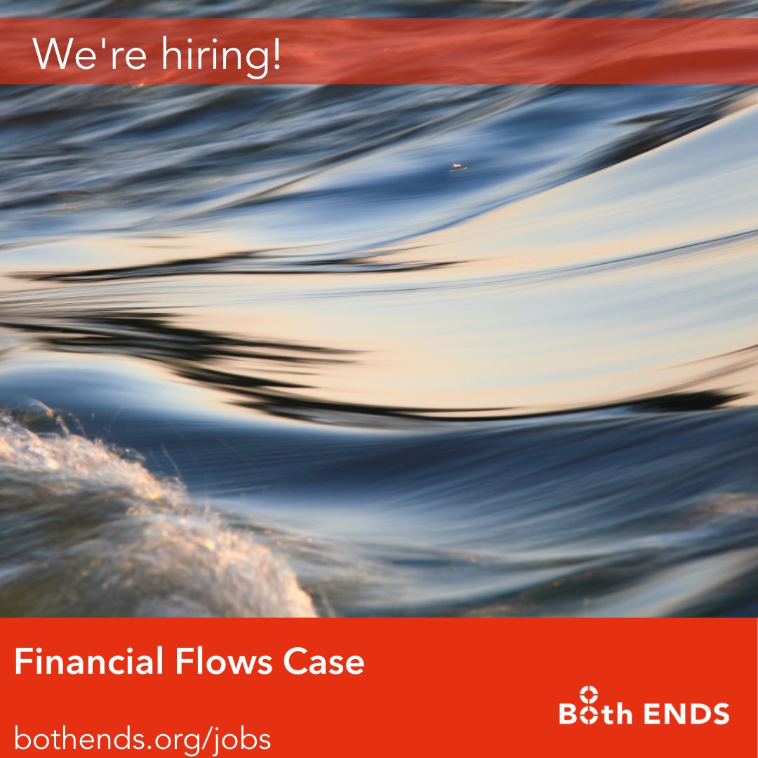 Both ENDS is looking for an advocacy officer focusing on unraveling and addressing international financial flows. #work Read more: bothends.org/en/About-Both-…