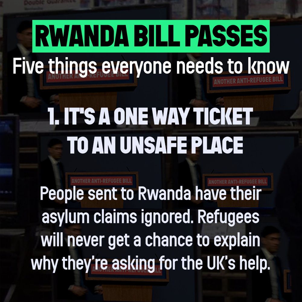Now the Rwanda Bill has passed, more people will start looking into the scheme. When they do, they will see the abuse it entails. Here's 5 things everyone needs to know. THREAD