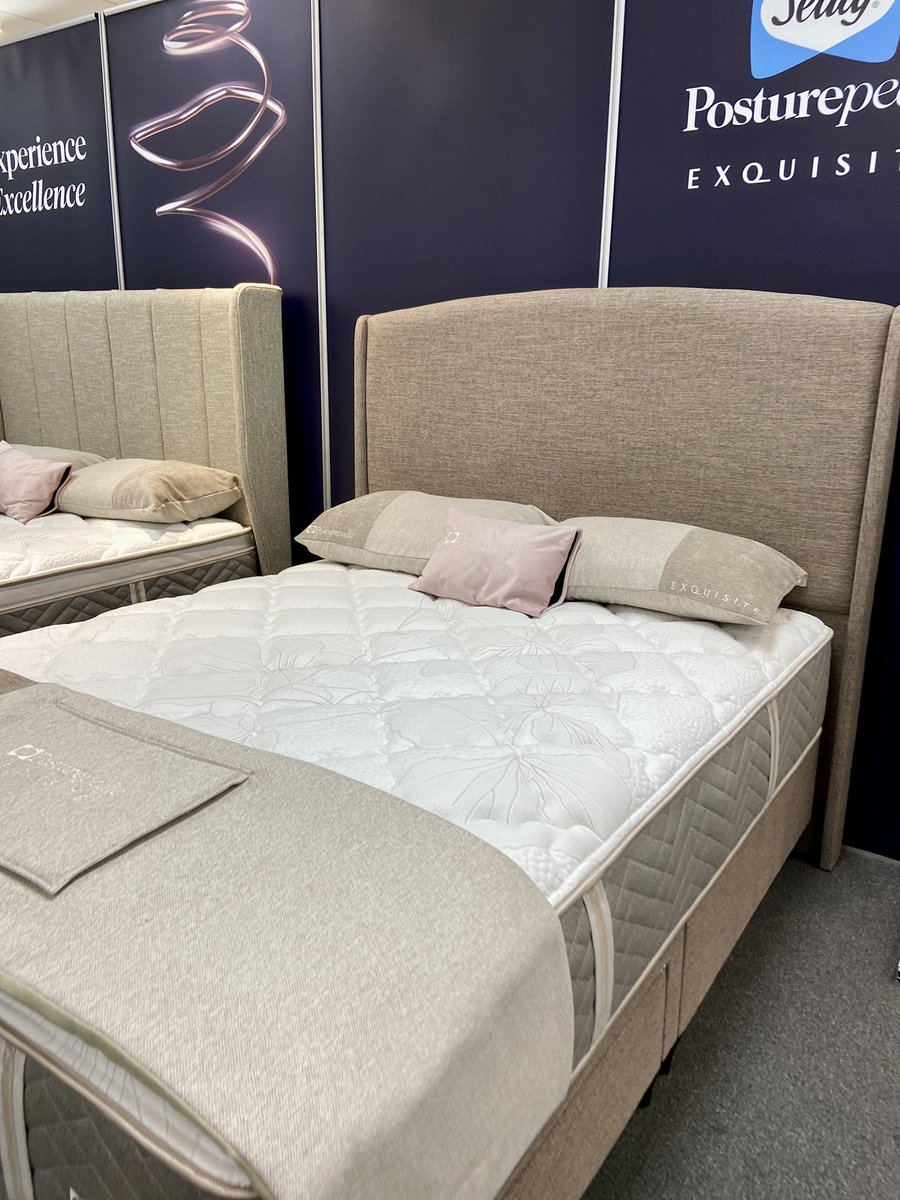 It’s Day 2 of INDX Beds & Bedroom and visitors and Members have flocked to #CranmorePark to see what’s new in beds and bedroom furniture, take a look at a few of our favourites from the show so far ✨ #INDXShows #INDXHome #Beds #BedroomFurniture #SofaBeds #TradeShow #Mattresses