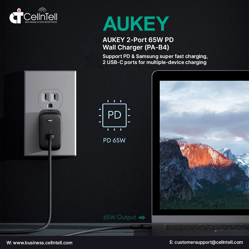 cellntell_ca's tweet photo. Tired of juggling chargers? ‍The #AUKEY PA-B4T VoltApex Duo Pro has you covered! This powerful 65W charger features 2 PD ports to juice up your laptop AND phone at a time: https://t.co/5zpeGNuYZS
#cellntell #Bestdeals #Cellphones_Wholesaler #laptopsale #accessories #FastCharging https://t.co/RjA9kgMDG3