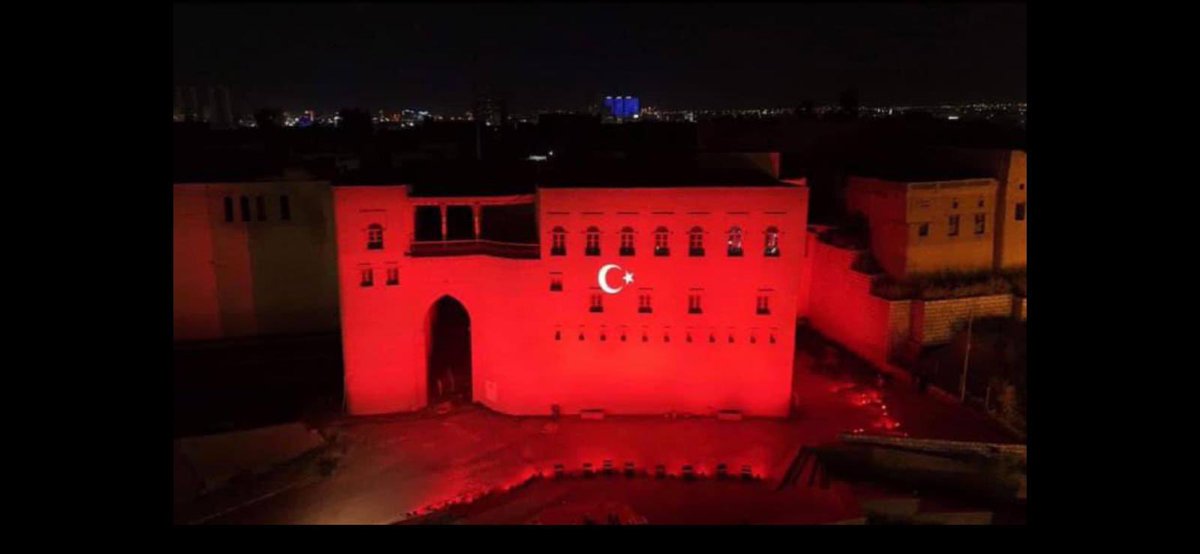 Erbil kalesinde Türkiye teması!