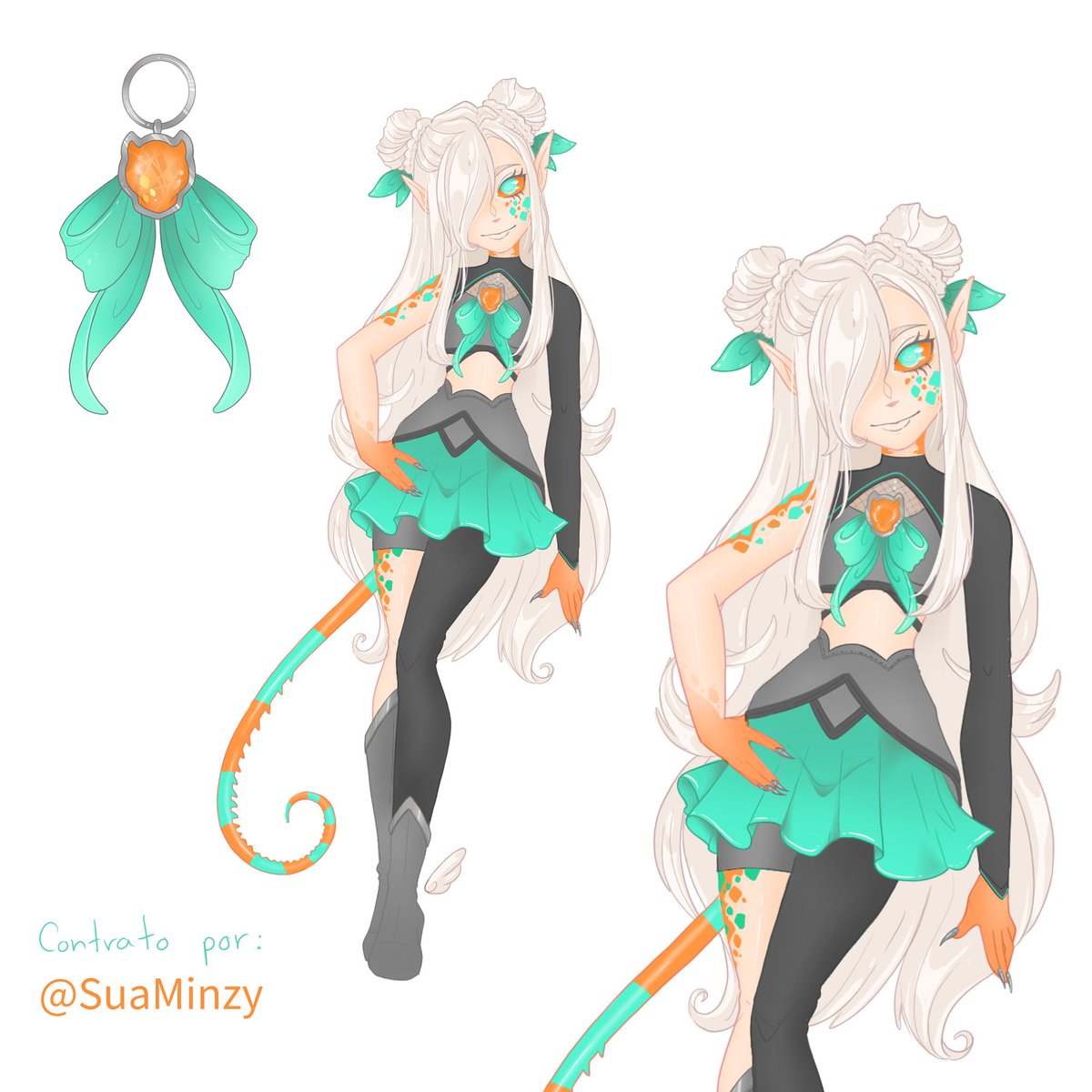 SuaMinzy's tweet photo. Quem pensou na @Loshadiya acertou!
Achei o Design dela incrível e me deu muita inspiração. Me lembrou muita a Neeko do lolzinho.
#Pollillust
Quem mais vocês gostariam de ver na versão meninas mágicas?
#vtuberbr https://t.co/PL3jM7idzj
