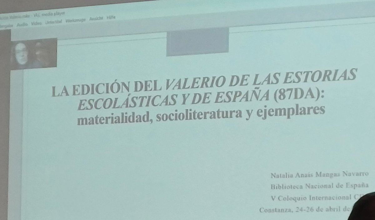 Termina esta sesión Natalia Mangas Navarro (Biblioteca Nacional de España) con su ponencia titulada «El incunable del Valerio de las historias escolásticas y de España: edición y ejemplares», un incunable impreso en Murcia el 6 de diciembre de 1487
@MangasNatalia 
@BNE_biblioteca