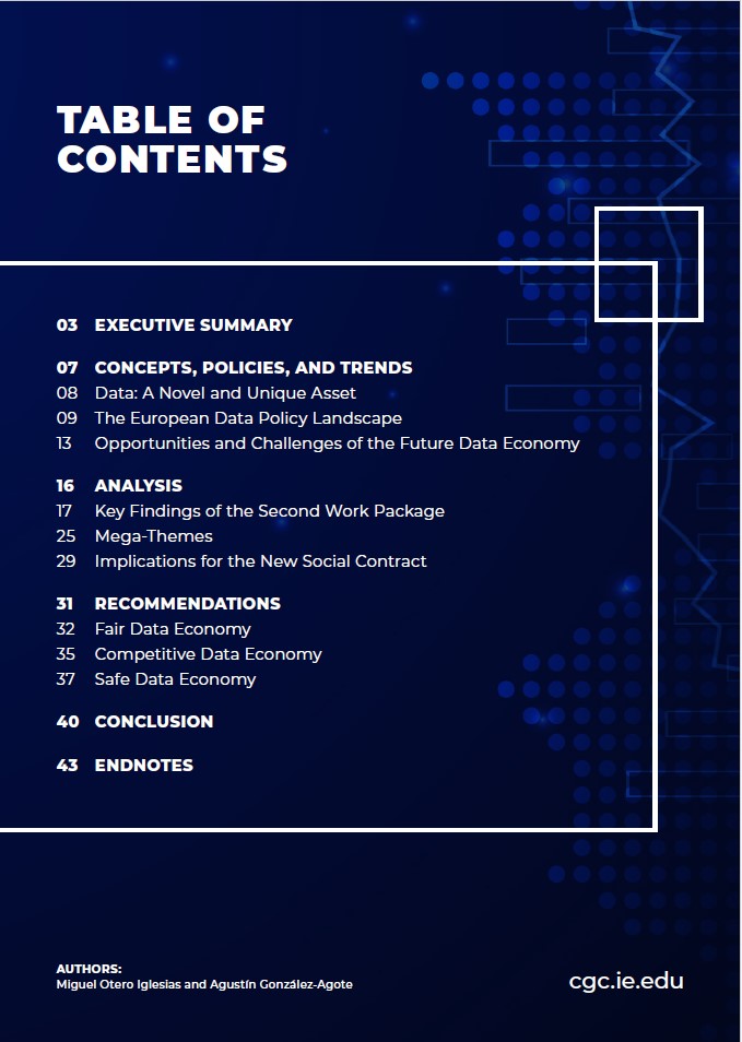 📢 We are thrilled to announce the launch our report on the Future Data Economy, a key component of our research program on "The Digital Revolution &amp; the #NewSocialContract", led by <a href="/miotei/">Miguel Otero</a> and in partnership with <a href="/bancosantander/">Santander</a> and <a href="/FundIbercaja/">Fundación Ibercaja</a>