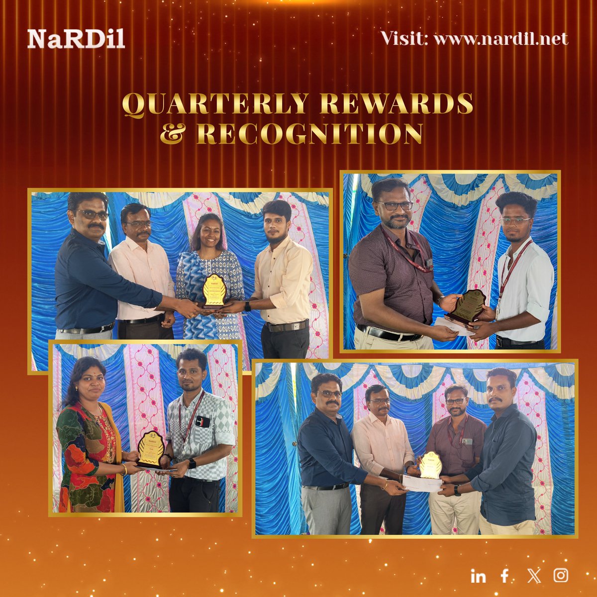 NaRDil7's tweet photo. A heartfelt round of applause to the incredible NaRDil team!π
Our recent event was a fantastic blend of #recognition, #appreciation, & #fun!
Check out our Quarterly awards & recognition highlights showcasing our best work!
#buildingconstruction #constructionindustry #nardil https://t.co/Y4Qf788jlB
