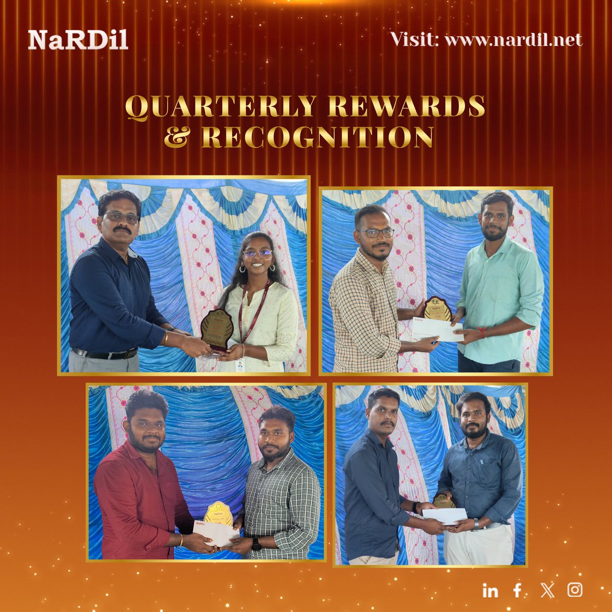 NaRDil7's tweet photo. A heartfelt round of applause to the incredible NaRDil team!π
Our recent event was a fantastic blend of #recognition, #appreciation, & #fun!
Check out our Quarterly awards & recognition highlights showcasing our best work!
#buildingconstruction #constructionindustry #nardil https://t.co/Y4Qf788jlB