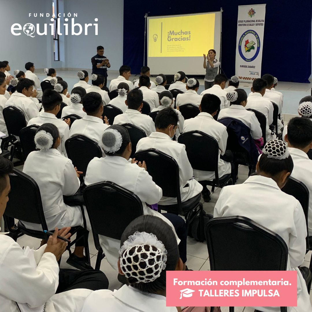 FundEquilibri's tweet photo. 💡En @fundacion_equilibri Bolivia impartimos talleres de formación complementaria a los estudios universitarios.
En este caso os mostramos foto del taller de oratoria que impartió nuestra querida Carla Rocha en la ciudad de Zudañez.
#programaimpulsa #fundacionequilibri #bolivia https://t.co/NmGfjj8bGn