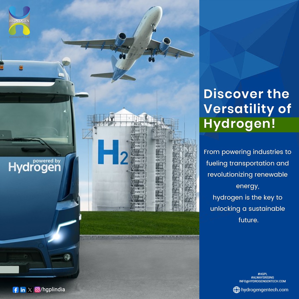 💡 From powering industries to fueling transportation and revolutionizing renewable energy, hydrogen is the key to unlocking a sustainable future. 🌱

Join us in embracing the boundless potential of hydrogen across various sectors! 💚

#HydrogenRevolution #SustainableFuture 🌍💧