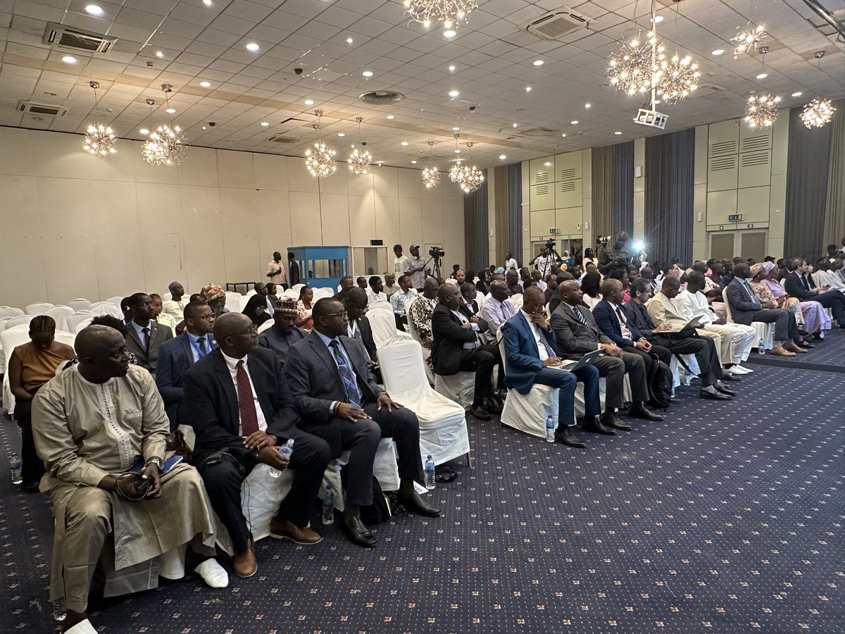 KawsuBarrow's tweet photo. Continental Launch of the #DTfA/WARDIP in the Gambia.
This project aims at increasing broadband access and usage to promote the single digital market in Western Africa. It will also help Gambia to have its 2nd Submarine Cable to boost connectivity, etc…
Funded by @WorldBank. https://t.co/S6w5VZXnKZ