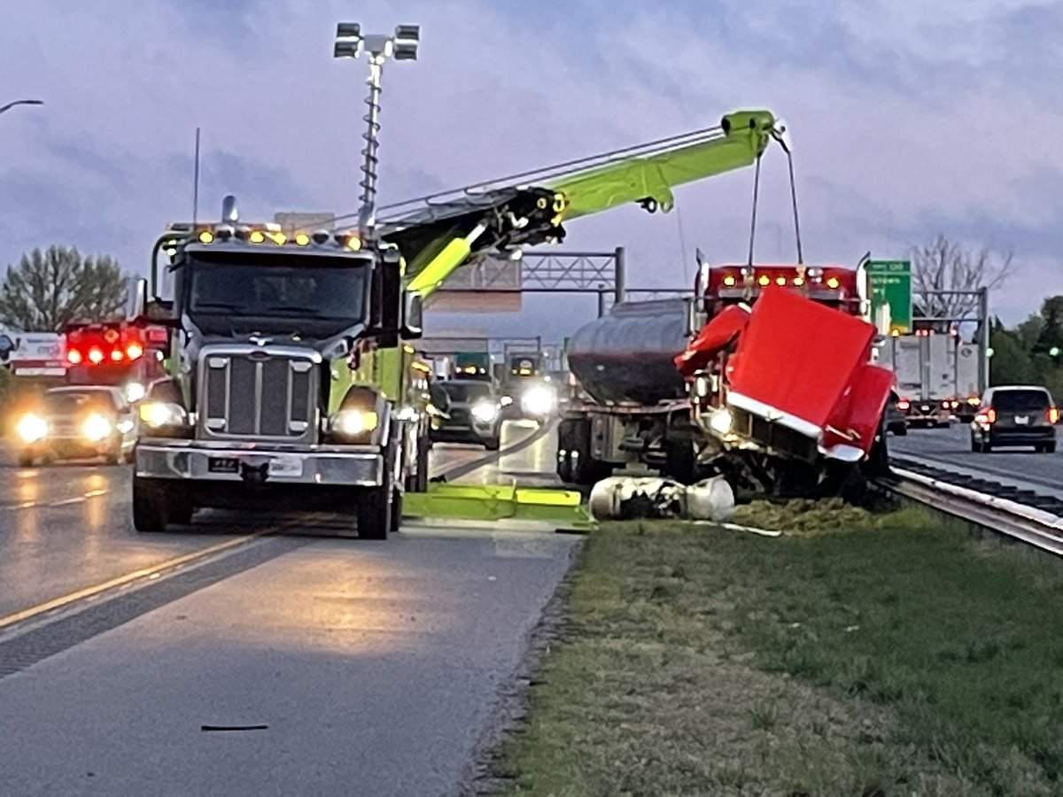 MAJOR DELAYS on SB I-65 in Whitestown for this crash and fire involving a semi. Our <a href="/SheaGoodpaster/">Shea Goodpaster</a> is at the scene and says crews are blocking both right and left shoulders, causing major delays right now. <a href="/wrtv/">WRTV Indianapolis</a>