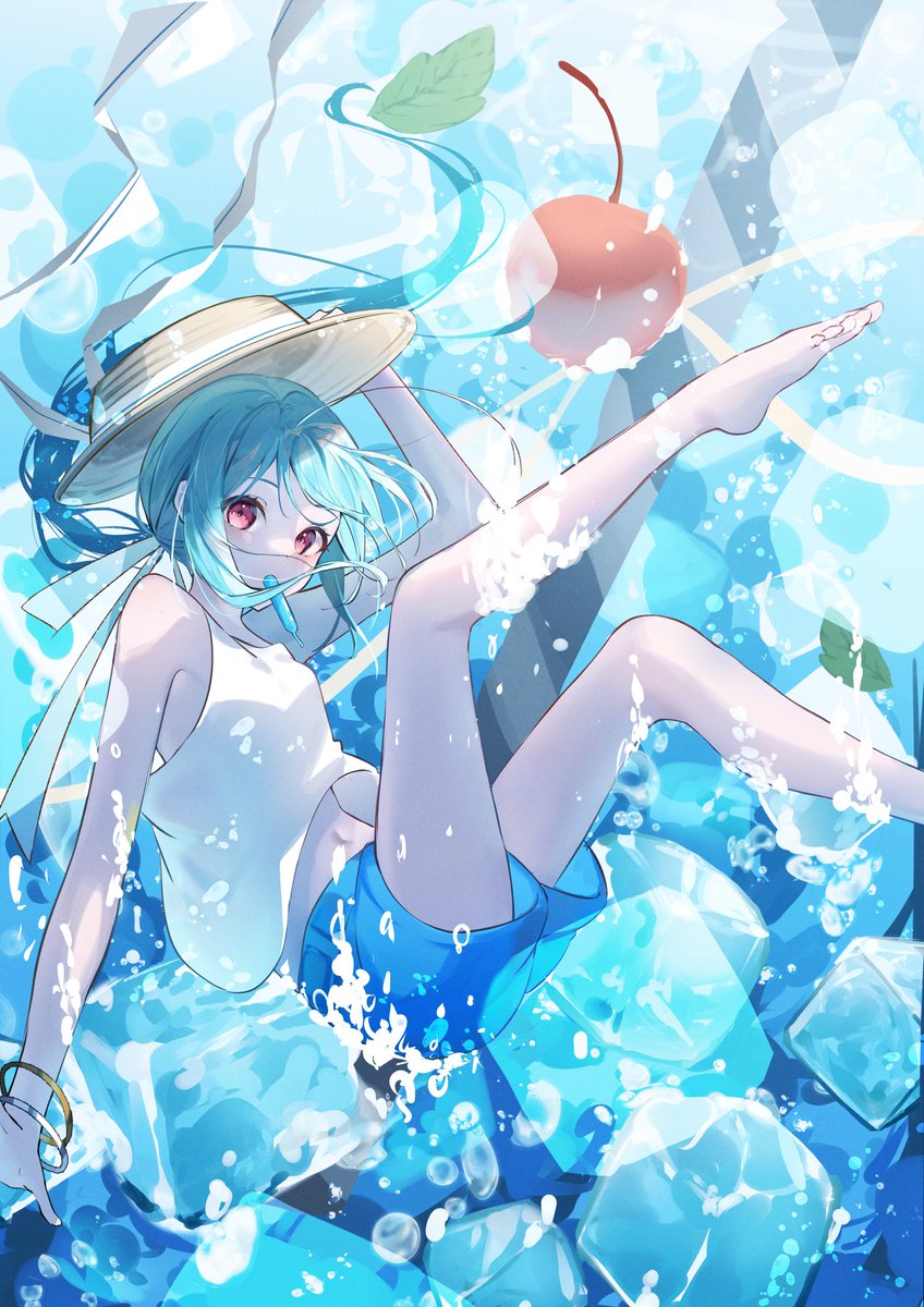 murumuru106's tweet photo. #私はこういう絵師です見た絵師全員参加　#私の作品もっと沢山の人に広がれ祭
青系が好きで、うちの子ボカロ中心に描いてます https://t.co/PmXl6bNE6M
