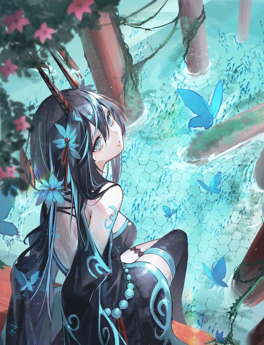 murumuru106's tweet photo. #私はこういう絵師です見た絵師全員参加　#私の作品もっと沢山の人に広がれ祭
青系が好きで、うちの子ボカロ中心に描いてます https://t.co/PmXl6bNE6M