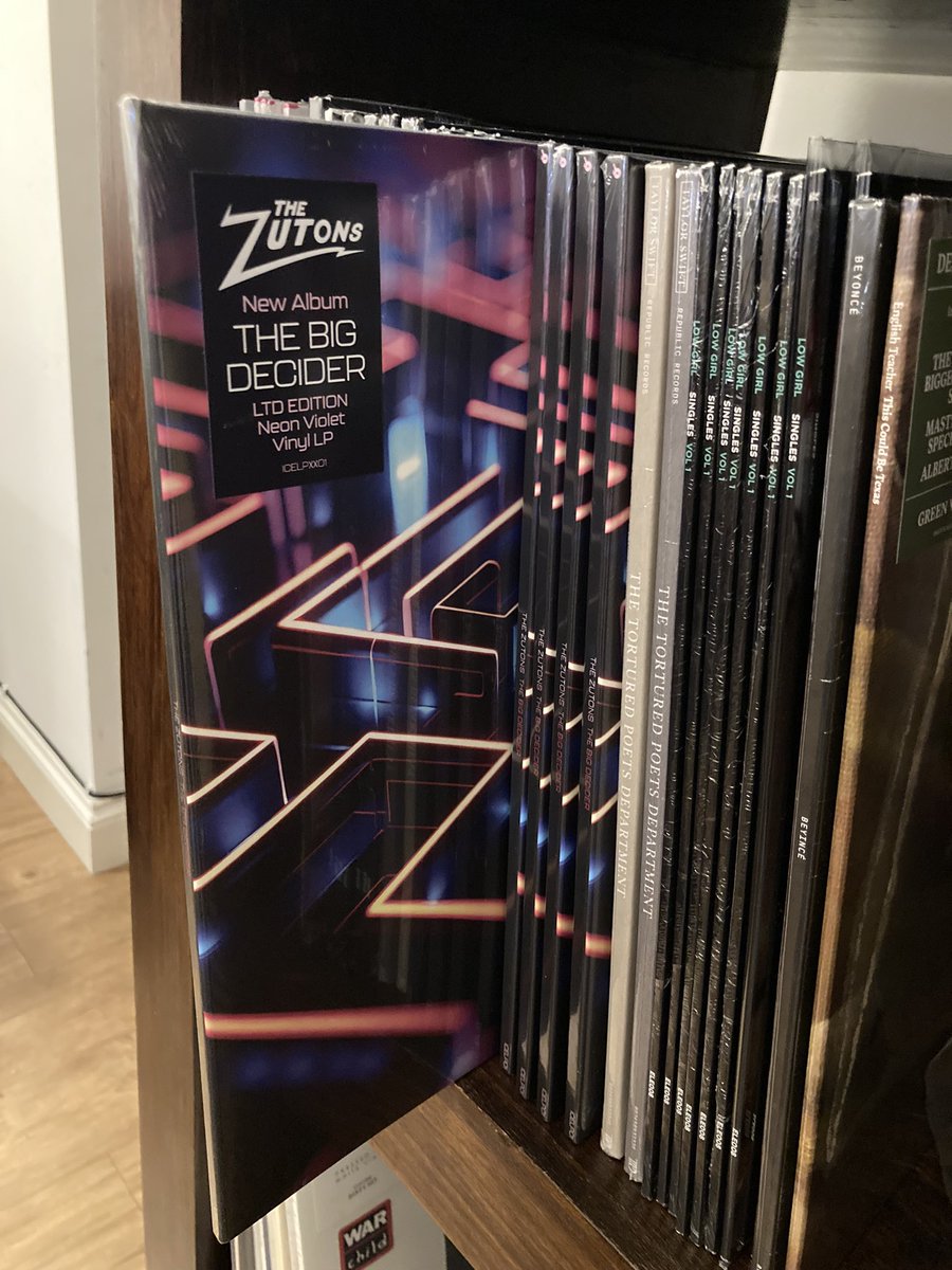 Look what has just arrived! #NewMusic from @ZutonsThe out Friday. And yes, we have the ltd edition neon violet #vinyl in stock.