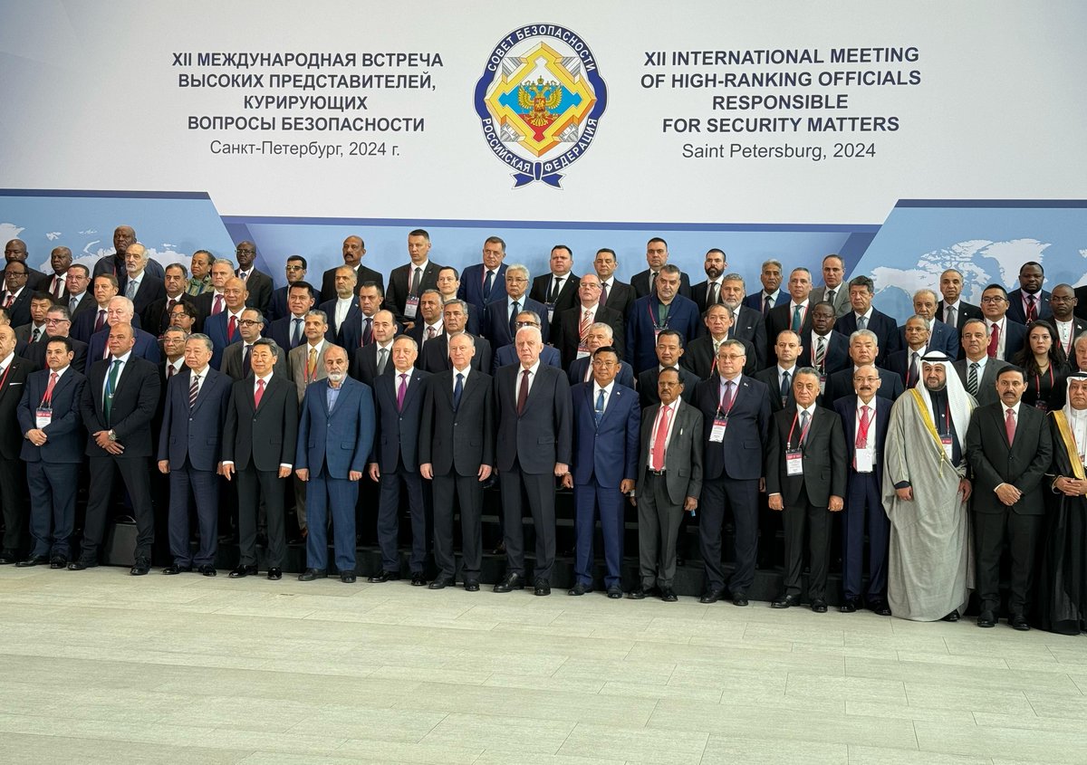 NSA Shri Ajit Doval is participating at the XII International Meeting of High Ranking Officials Responsible for Security Matters in St Petersburg on 24 April.