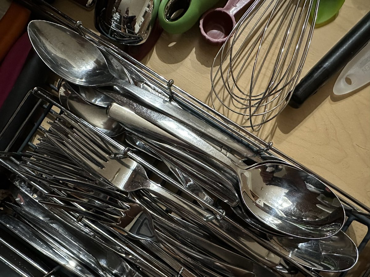 Is it just us, or does every family lose the teaspoons and then feel obligated to eat with the serving spoons until they get lost too and you can start over from scratch?