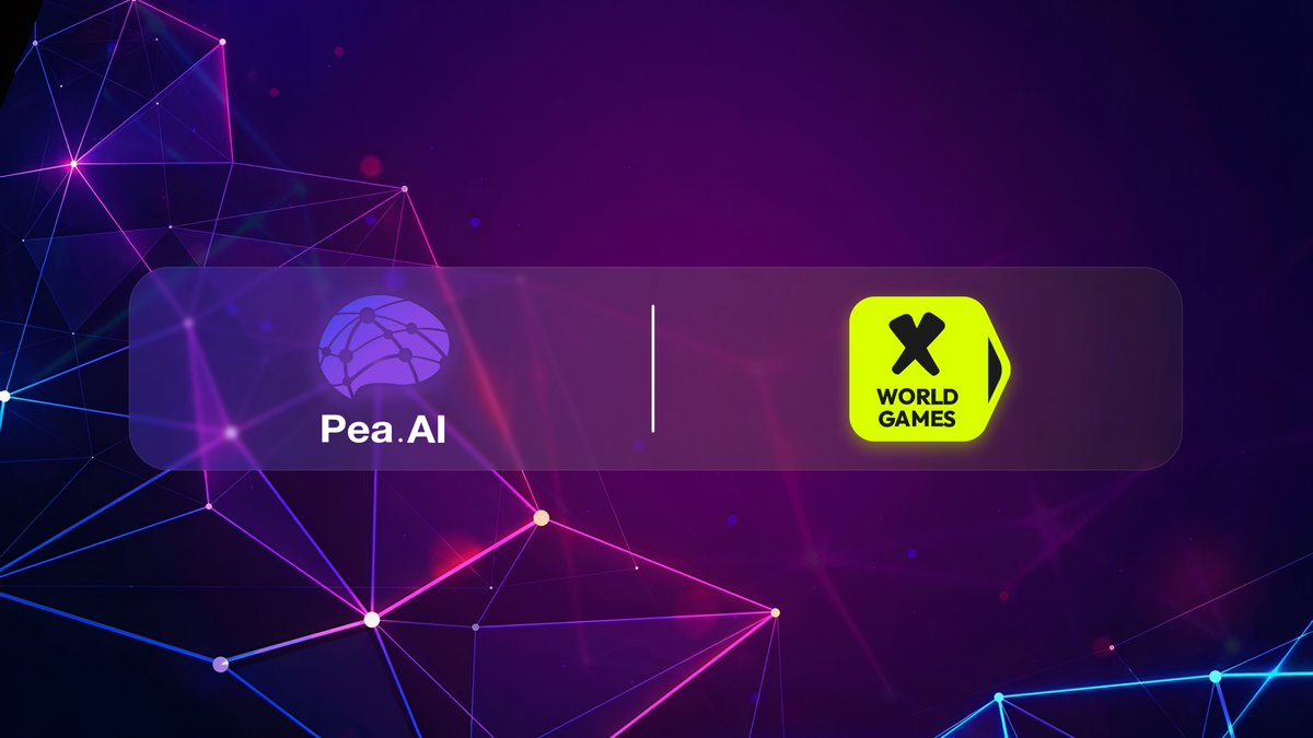 🚨 Pea.AI & @XWorldGames Join Forces to Energize #BlockchainGaming! 🔥 Thrilled to announce this strategic collaboration with the premier cross-play, cross-game #Web3 gaming platform. Our cutting-edge #AI tech & expertise will integrate into their ecosystem,…