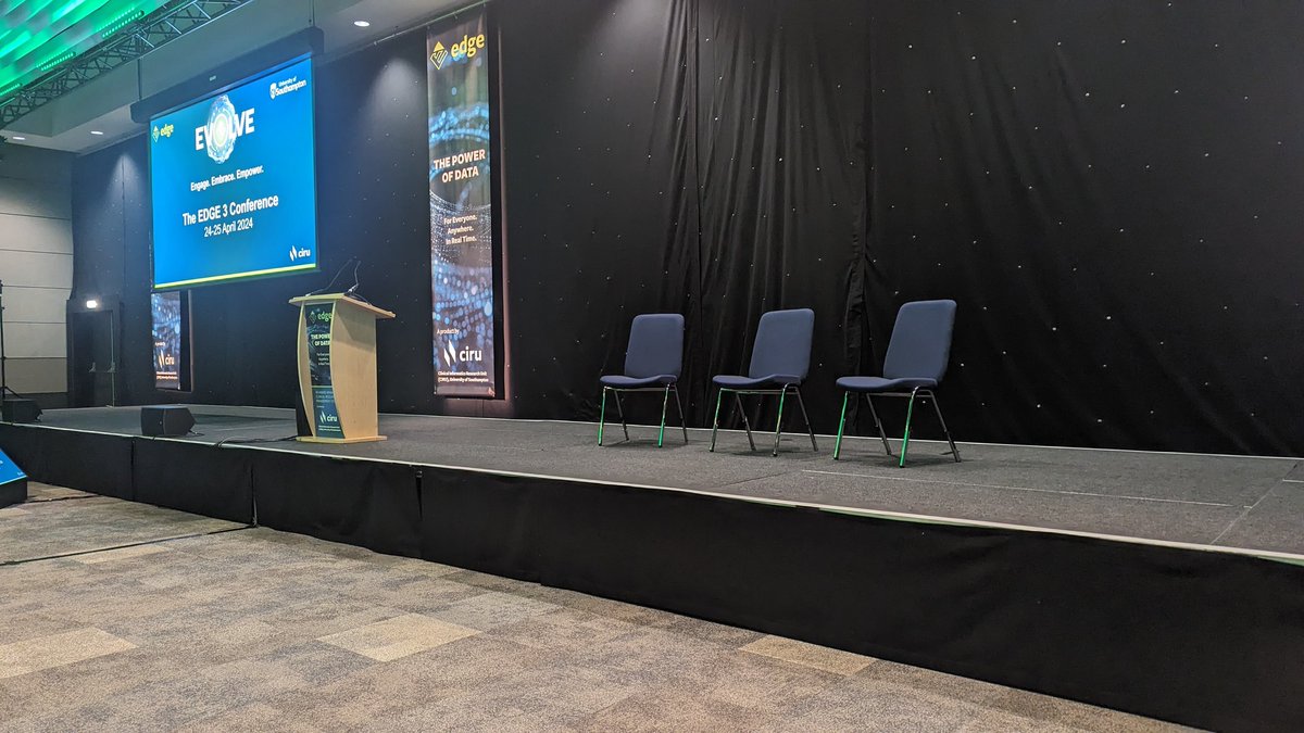 Attending the EDGE 3:Evolve Conference <a href="/VoxConference/">Vox Conference</a> this week hoping to bring some interesting and innovative ideas forward with the team... Watch this space! <a href="/EDGEclinical/">EDGE</a>