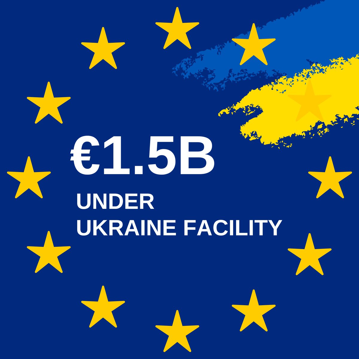 Ukraine receives an additional €1.5 billion under #UkraineFacility bridge financing. We already met five indicators to receive these funds. This includes adopting a National Revenue Strategy, supporting industrial parks, bringing the State Land Cadastre into compliance, and