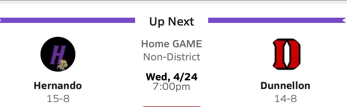 Game night is here!!! ⚾️ ⚾️ ⚾️ Hernando vs. Dunnellon tonight at 7pm!! Come out and be loud as the Leopards take the field for the final home game of the 2024 season!! District playoffs begin next week, be on the lookout for details. @Furncoach @leopardsath