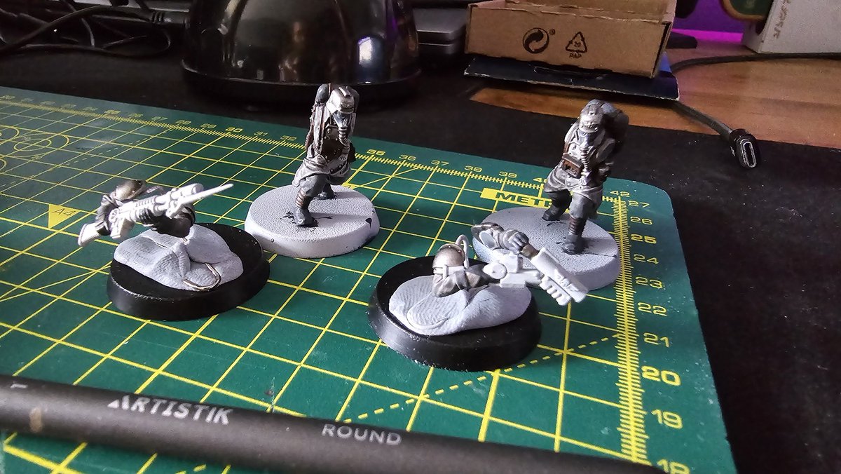 IHellMasker's tweet photo. @warhammer Working through my Veteran Guardsman Kill Team! https://t.co/A7aavX9YP9