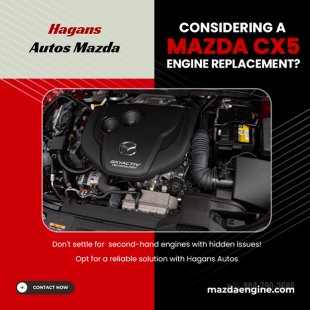 Revitalize your Mazda CX-5 with an engine replacement today! Drive smoother, longer.
Schedule now!

#MazdaCX5 #EngineReplacement #PrioritizeMaintenance #SafetyFirst #MazdaService #DriveSmooth #ScheduleNow #CarMaintenance